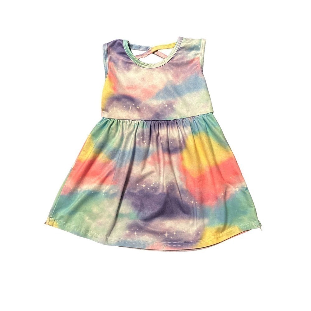 Multi Color Toddler Dress XS